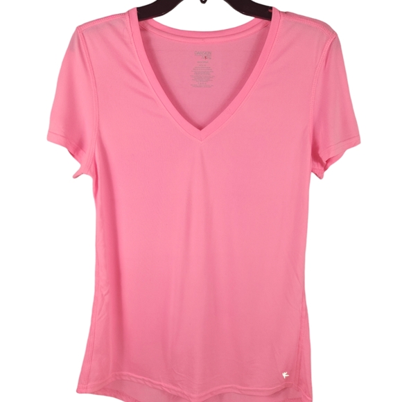Danskin Now Tops - DanskinNow, Women's pink tee, 100% polyester, Size M